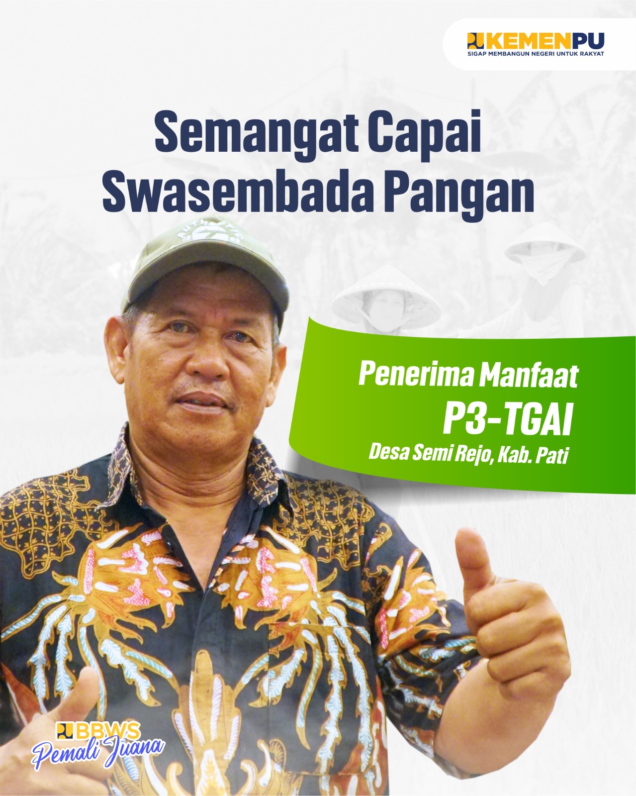 Semangat Capai Swasembada Pangan melalui P3-TGAI