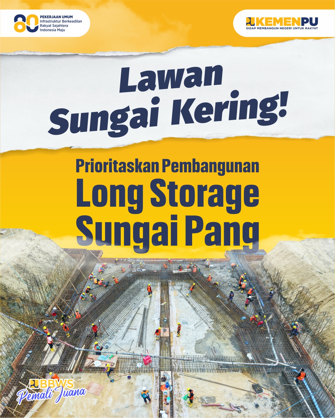 Prioritaskan Pembangunan Long Storage Sungai pang