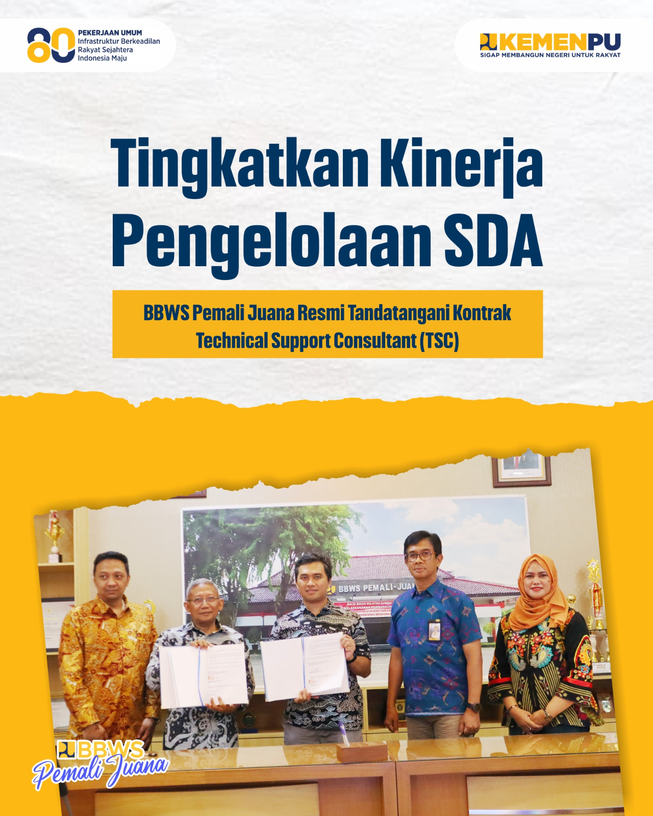 Tingkatkan Kinerja Pengelolaan SDA