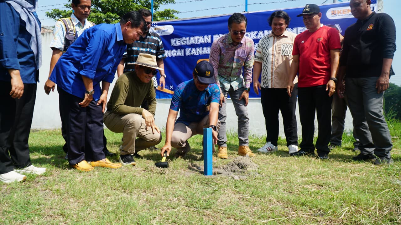 Pematokan Sementara Sempadan Sungai KBB - Garang