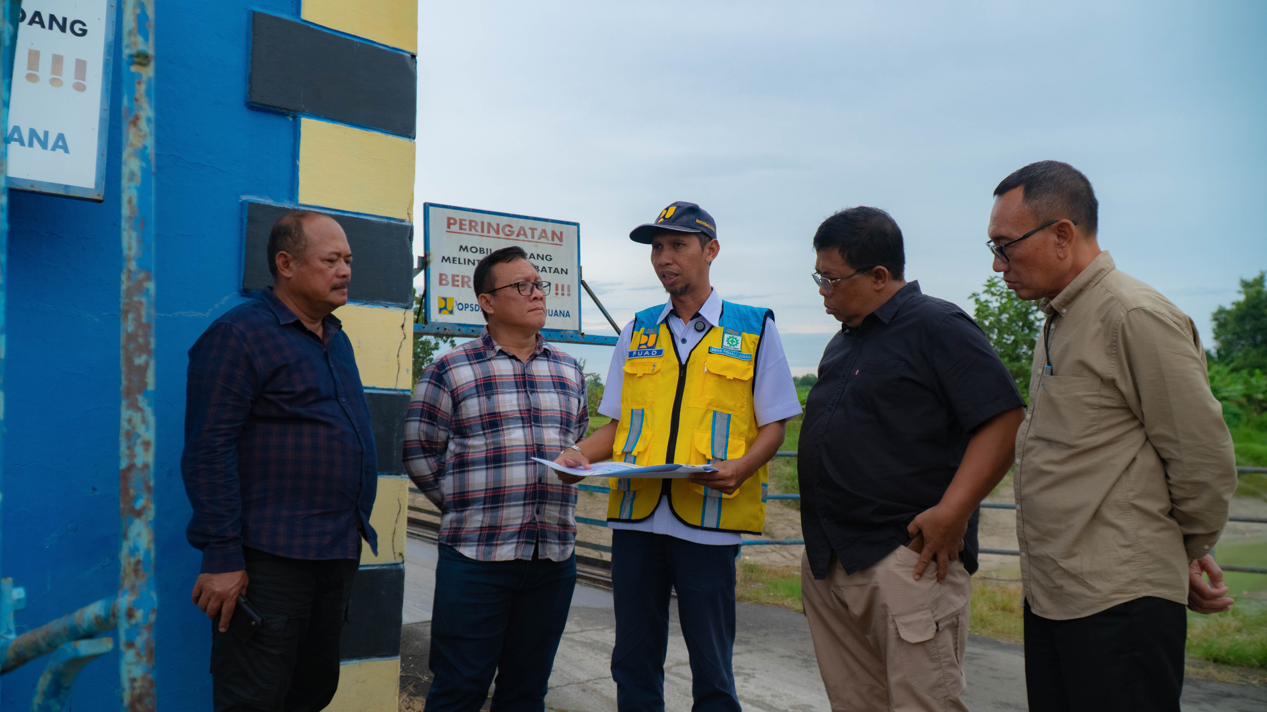 BBWS Pemali Juana Dampingi BOPPJ Dalam Peninjauan Lokasi Tanggul Laut Pantura Jawa