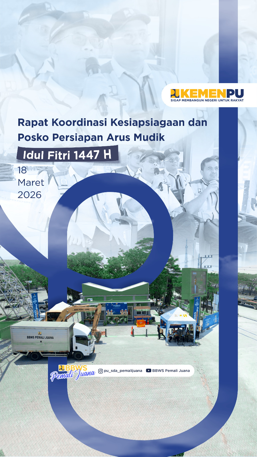 Rapat Koordinasi Kesiapsiagaan Arus Mudik Lebaran 2026