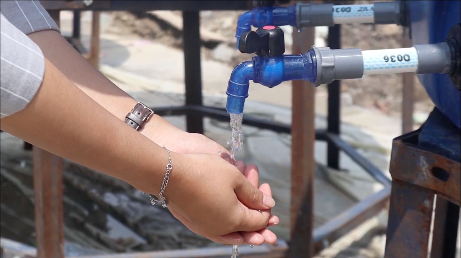 Ini Dia : Fasilitas Air Yang Ada di Huntara Tegal