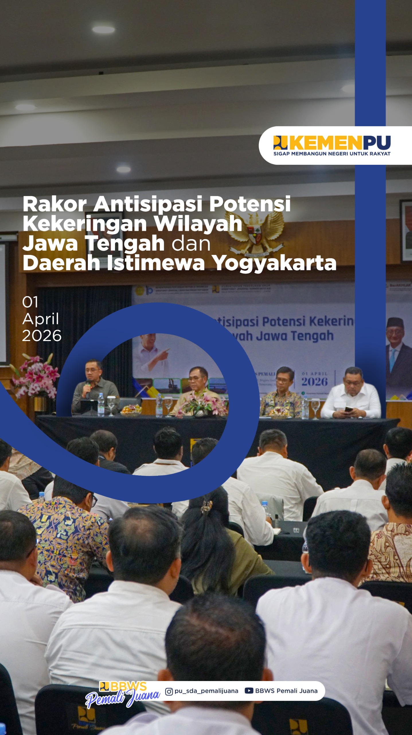 Rakor Antisipasi Potensi Kekeringan wilayah Jawa Tengah dan Daerah Istimewa Yogyakarta
