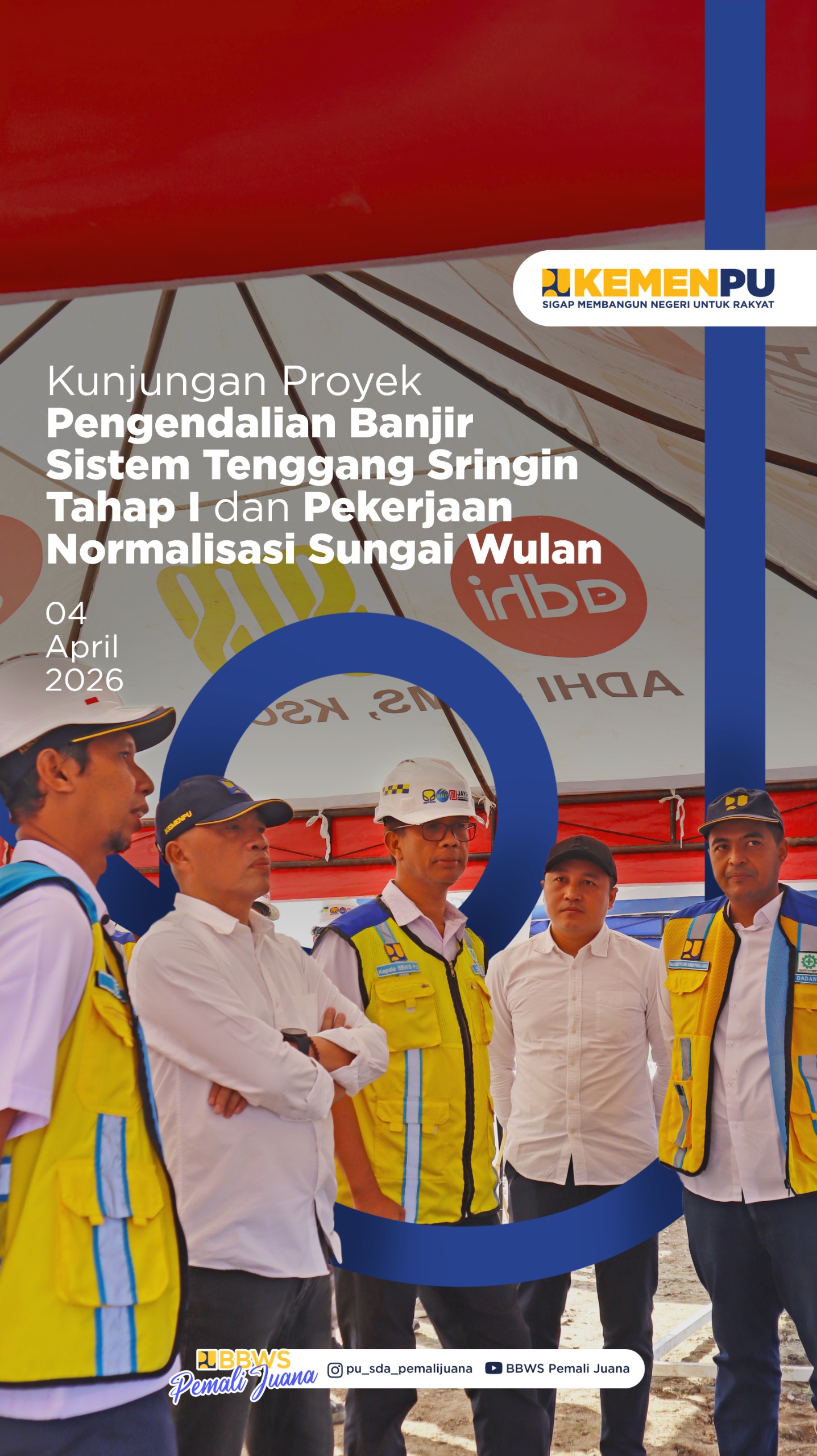 Kunjungan Proyek Pengendalian Banjir Sistem Tenggang Seringin Tahap 1 dan Pekerjaan Normalisasi Sungai Wulan