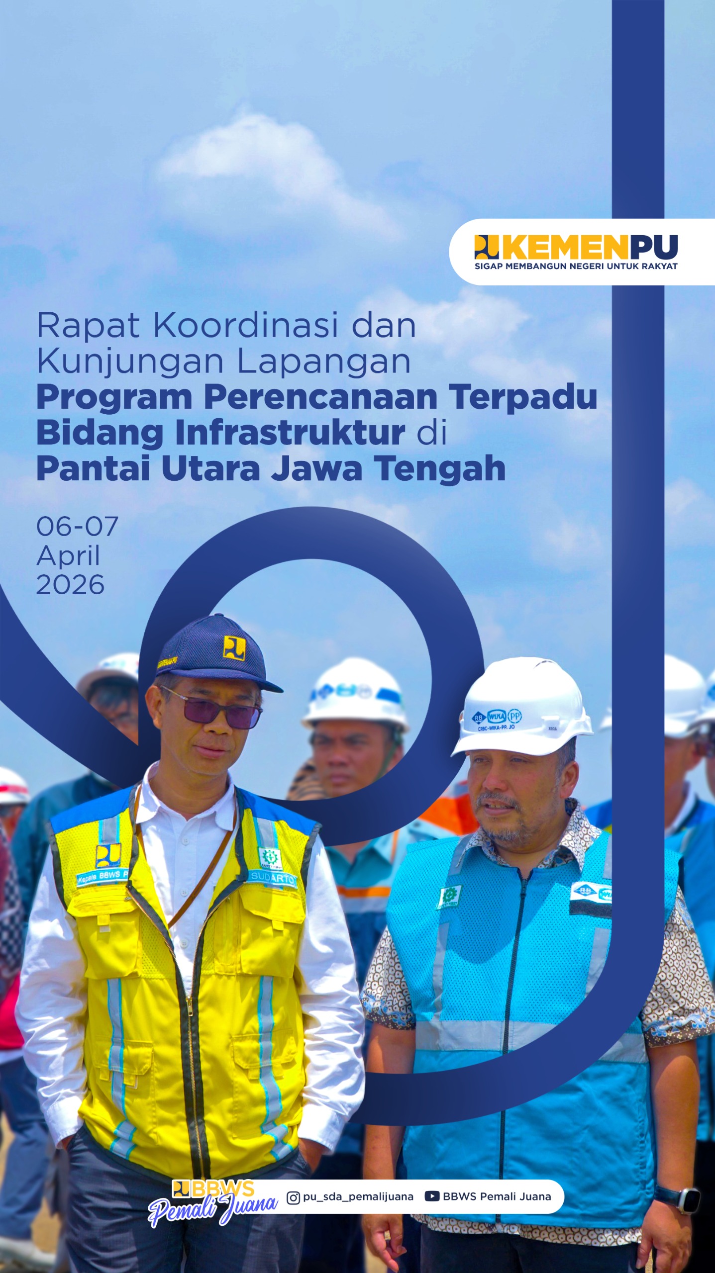 Rapat Koordinasi dan Kunjungan Lapangan Program Perencanaan Terpadu Bidang Infrastruktur di Pantai Utara Jawa Tengah