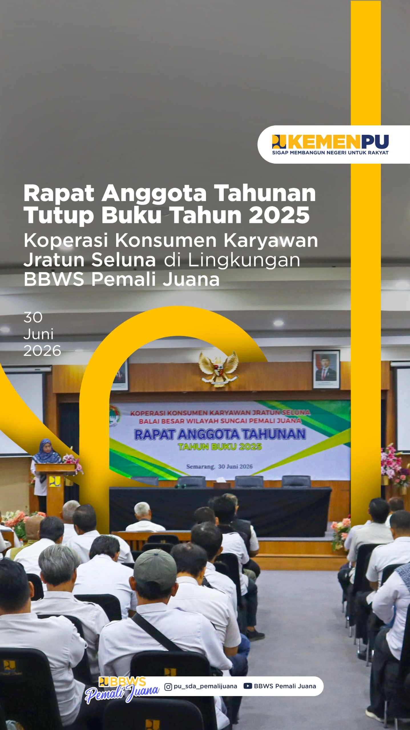 RAT Tutup Buku Tahun 2025 - Koperasi Konsumen Karyawan Jratun Seluna