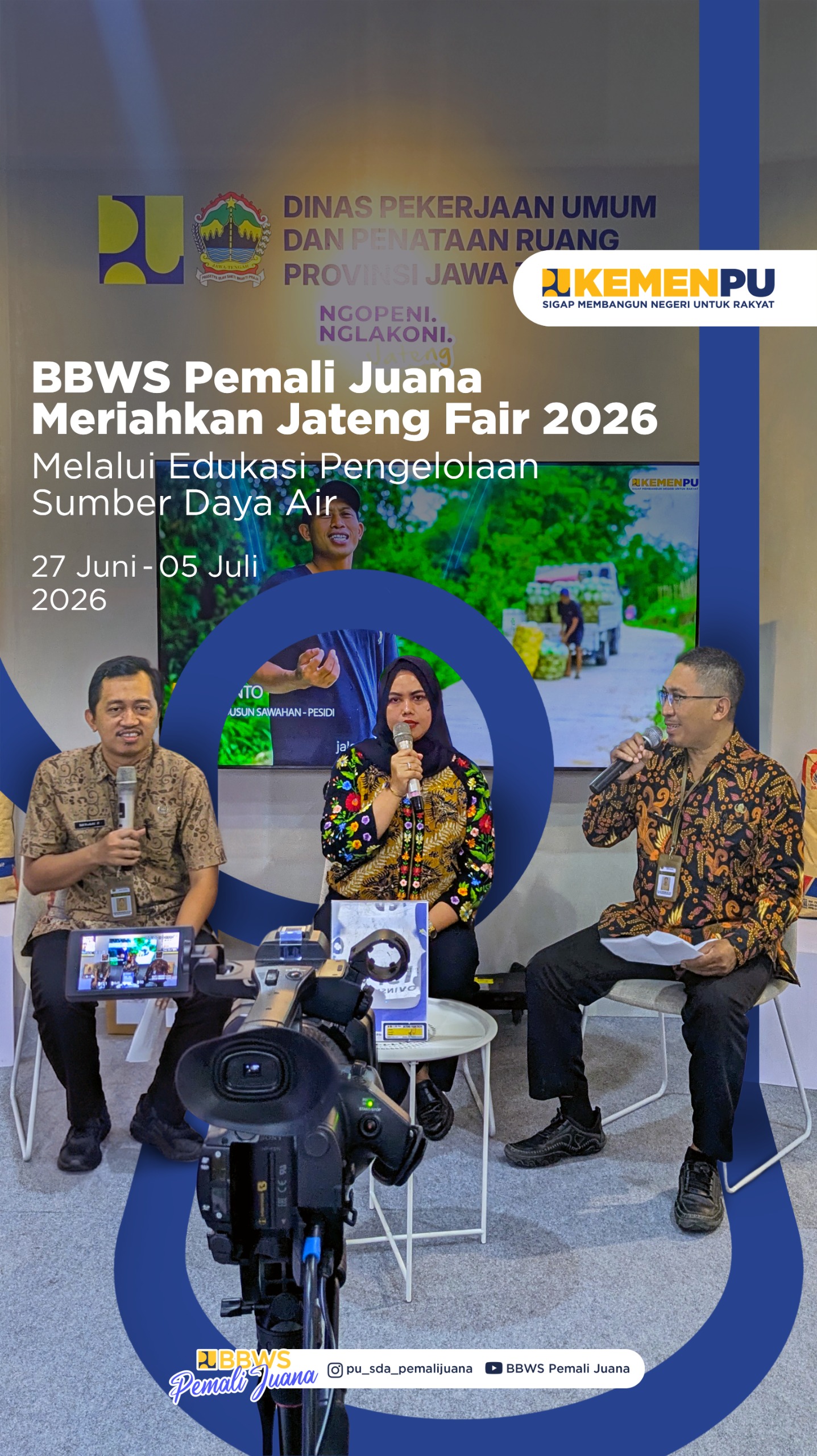 BBWS Pemali Juana Meriahkan Jateng Fair 2026 melalui Edukasi Pengelolaan Sumber Daya Air