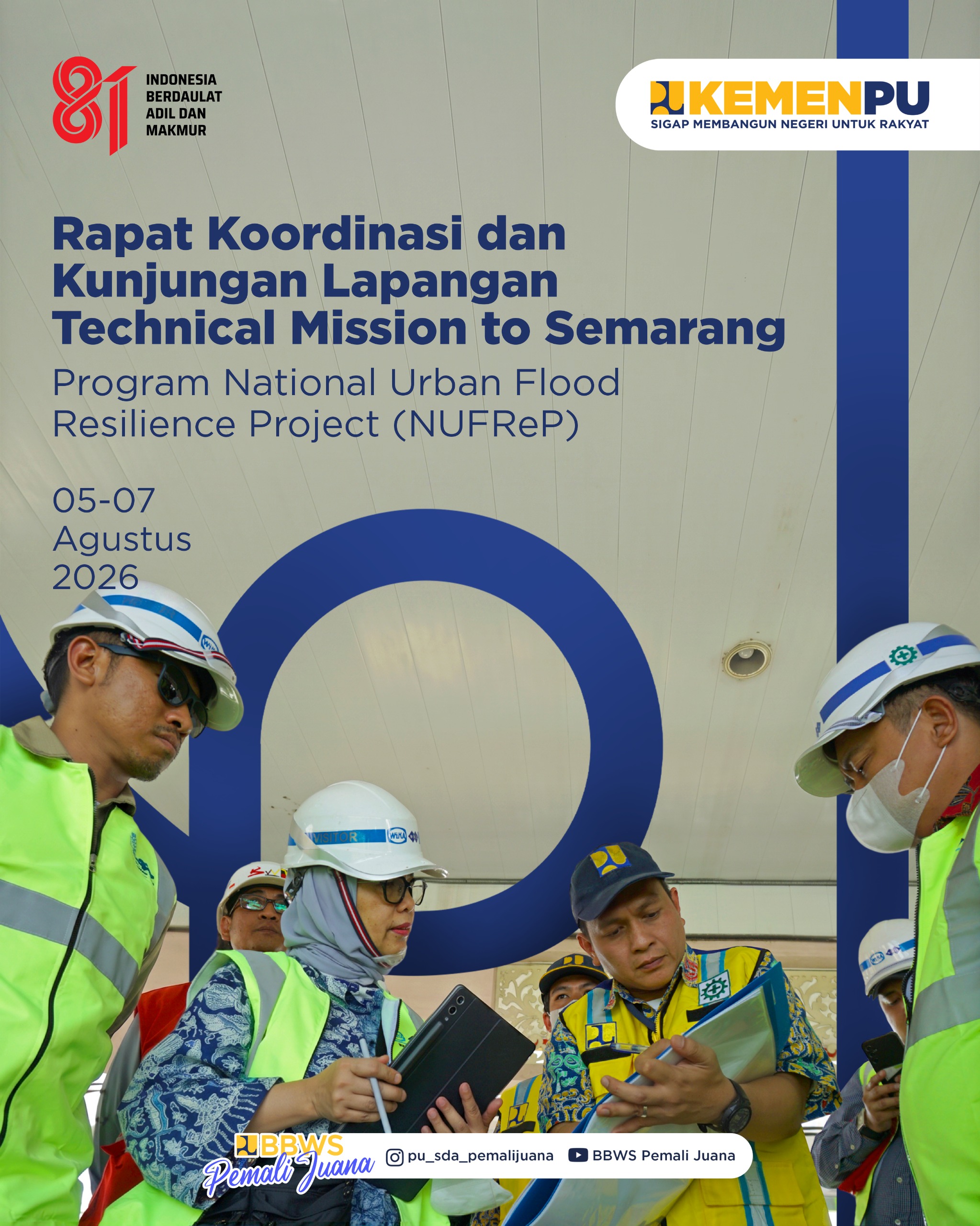NUFReP - Rapat Koordinasi dan Kunjungan Lapangan Technical Mission To Semarang