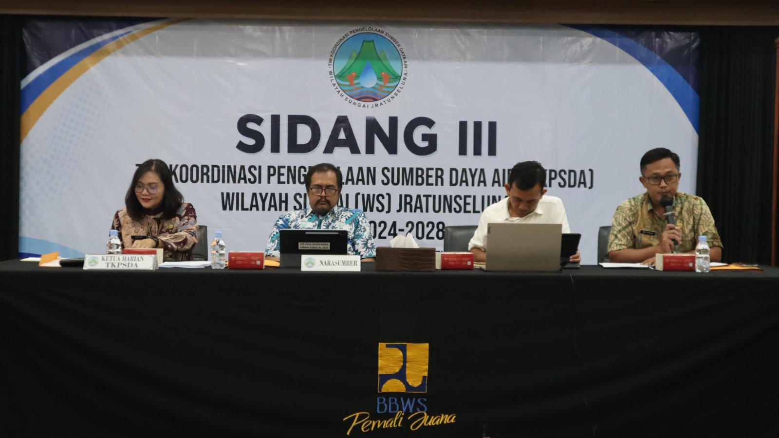 Sidang ke-III TKPSDA Wilayah Sungai Jratunseluna Periode 2024-2028