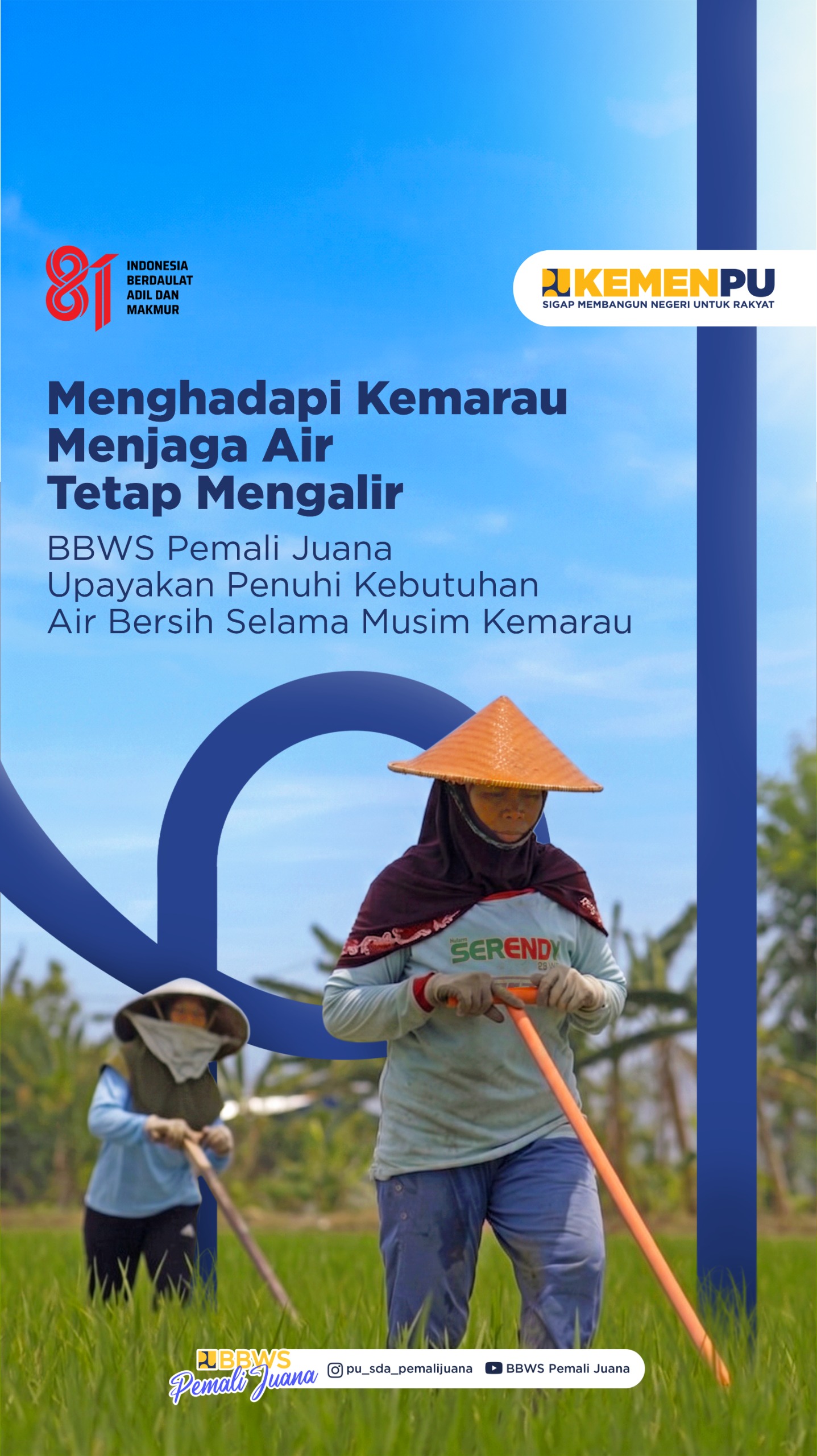 Menghadapi Kemarau, Menjaga Air Tetap Mengalir