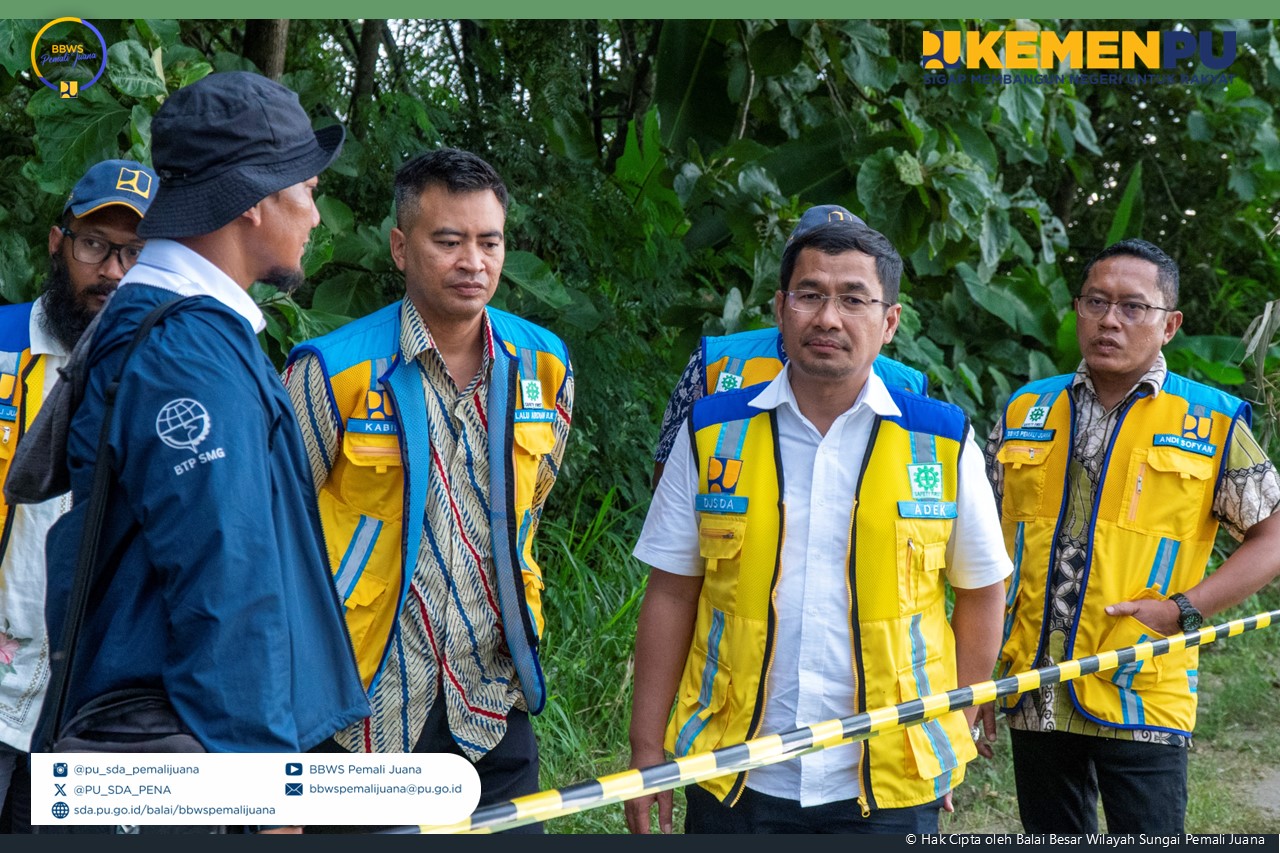 Direktur Bina OP meninjau Penanganan Banjir Kab. Demak dan Kab. Grobogan