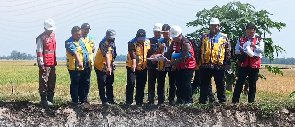 Kunjungan Lapangan Kabalai BBWS Pemali Juana ke Glapan 2 Kab. Grobogan