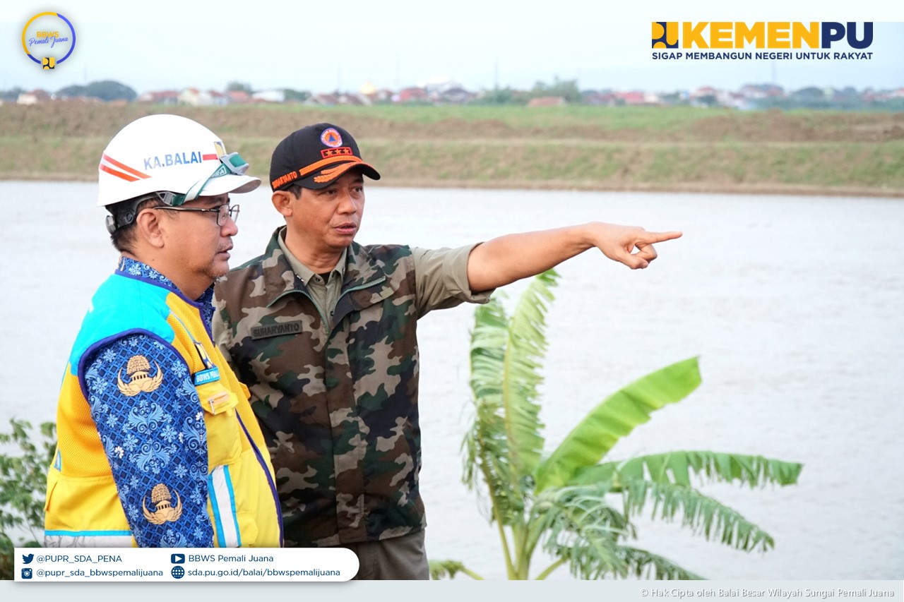 Kepala BNPB Kunjungan ke Tanggul Sungai Wulan Demak