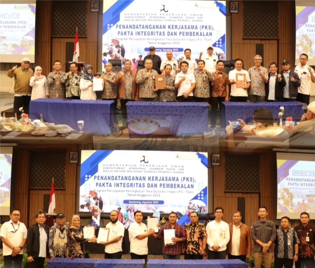 Penandatanganan Pakta Integritas, Perjanjian Kerja Sama dan Pembekalan P3TGAI Tahun 2025