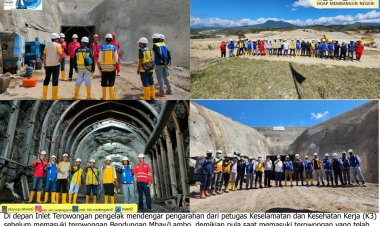 Penggalian Terowongan Pengelak Bendungan Mbay Lambo