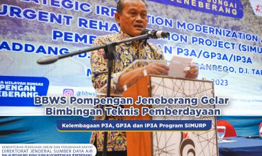 BBWS Pompengan Jeneberang Gelar Bimtek Pemberdayaan Kelembagaan P3A, GP3A dan IP3A Program SIMURP