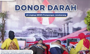 Aksi Donor Darah dalam Rangka Hari Bakti PU Ke-78