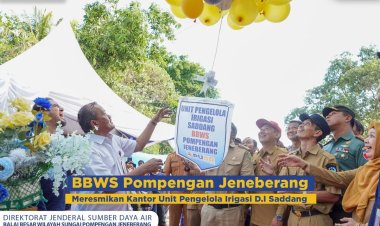 BBWS PJ meresmikan Kantor Unit Pengelola Irigasi D.I Saddang