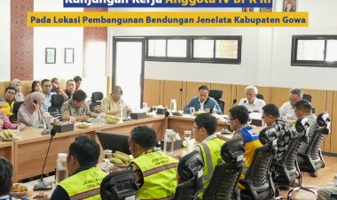 Kunker Anggota lV BPK RI Pada Lokasi Pembangunan Bendungan Jenelata Kabupaten Gowa