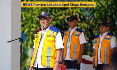 Musim Hujan Tiba, BBWS Pomjen Lakukan Apel Siaga Bencana
