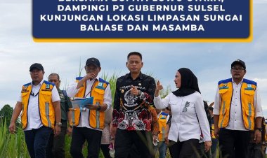 BBWS Pompengan Jeneberang Bersama Bupati Luwu Utara, Dampingi PJ Gubernur Sulsel Kunjungan Lokasi Alur Sungai Baliase yang menuju ke Sungai Masamba