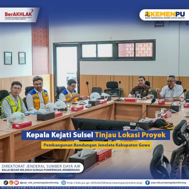 Kepala Kejati Sulsel Tinjau Lokasi Proyek Bendungan Jenelata