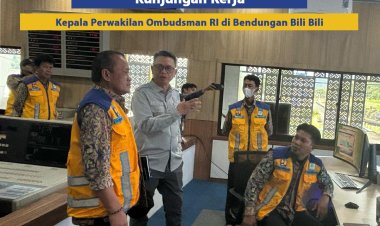 Kunjungan Ombudsman Republik Indonesia Perwakilan Provinsi Sulawesi Selatan di Bendungan Bili Bili