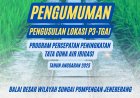 Pendaftaran Usulan Lokasi P3-TGAI  (Program Percepatan Peningkatan Tata Guna Air Irigasi) Tahun Anggaran 2025 di wilayah BBWS Pompengan Jeneberang.