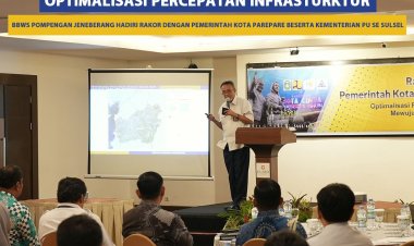 Sinergitas Antara Pemerintah Pusat, Pemkot Kota Pare-Pare melaksanakan Rakor dengan Unor Kementerian PU