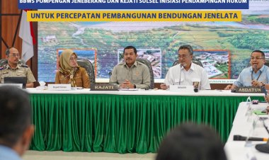 BBWS Pompengan Jeneberang dan Kejati SULSEL inisiasi Pendampingan Hukum untuk  Percepatan Pembangunan Bendungan Jenelata