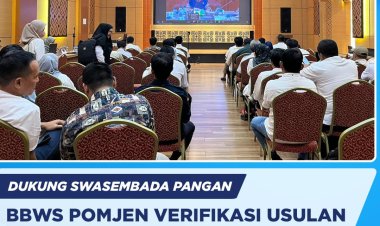 Dukung Swasembada Pangan, BBWS Pompengan Jeneberang Verifikasi Usulan Irigasi Pemda untuk Inpres 02 Tahun 2025