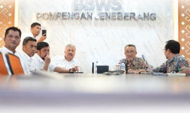 BBWS Pompengan Jeneberang Terima Kunjungan Bupati dan DPRD Kabupaten Pinrang Bahas Penguatan Koordinasi Pengelolaan Irigasi