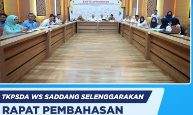 TKPSDA WS Saddang Selenggarakan Rapat Pembahasan Rencana Alokasi Air Tahunan Masa Tanam 2025 & 2026