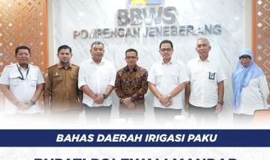 Bahas Daerah Irigasi Paku Bupati Polewali Mandar Audiensi dengan BBWS Pompengan Jeneberang