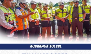 Gubernur Sulsel Tinjau Progres Pembangunan Bendungan Jenelata