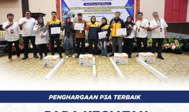 Penghargaan P3A Terbaik Kegiatan P3-TGAI Tahap I