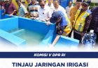 Komisi V DPR RI Tinjau Jaringan Irigasi Air Tanah Tenaga Surya di Takalar