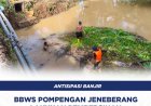 Antisipasi Banjir, BBWS Pompengan Jeneberang Lakukan Pembersihan Sungai Pamanjengan