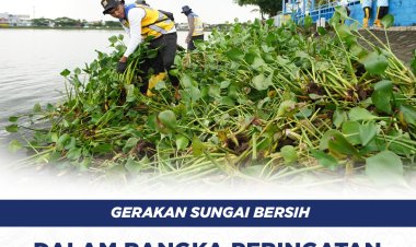 Gerakan Sungai Bersih Dalam Rangka Peringatan Hari Bakti Pu Ke-80