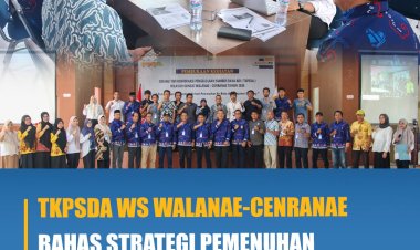 TKPSDA WS Walanae-Cenranae Bahas Strategi Pemenuhan Air Baku Untuk Kab. Soppeng
