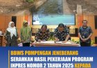 BBWS Pompengan Jeneberang Serahkan Hasil Pekerjaan Program Inpres Nomor 2Tahun 2025 Kepada Pemerintah Daerah