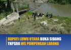 Bupati Luwu Utara Buka Sidang TKPSDA WS Pompengan Larona