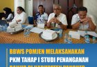 BBWS POMJEN Melaksanakan PKM TAHAP I Studi Penanganan Banjir Kabupaten Pangkep