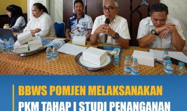 BBWS POMJEN Melaksanakan PKM TAHAP I Studi Penanganan Banjir Kabupaten Pangkep