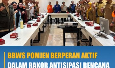 BBWS POMJEN Berperan Aktif Dalam Rakor Antisipasi Bencana Kekeringan di Kota Makassar
