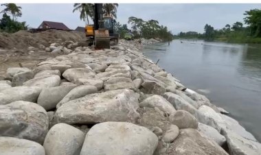 Dokumenrasi Pekerjaan Perkuatan Tebing Sungai Masamba Desa Mario Kec Baibunta Kabupaten Luwu Utara