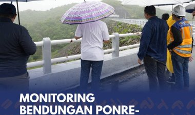 Monitoring Bendungan Ponre-Ponre Kab. Bone