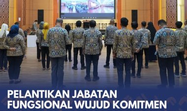 Pelantikan Jabatan Fungsional Wujud Komitmen ASN DITJEN SDA yang Berintegritas dan Profesional