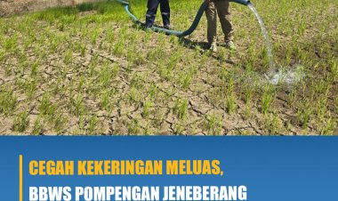Cegah Kekeringan Meluas, BBWS Pompengan Jeneberang, Salurkan 5.000 Liter Air Ke D.I Saddang